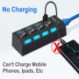 Usb-хаб 7 портов USB 3,0 концентратор разветвитель с выключателями