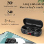 Беспроводные наушники V8 Bluetooth TWS Auto Pair Стерео HIFI  шумоподавление встроенный микрофон Power Bank