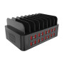 16-портовое зарядное устройство USB с кронштейном 150 Вт для смартфона, планшета
