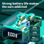 Беспроводные водонепроницаемые Bluetooth Наушники A 22  LED Display. Power Bank