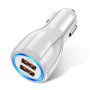 Автомобильное зарядное устройство 2х портовое для телефона Eonline 18W 3.1A Dual USB Quick Charge 4.0 3.0 USB
