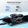 Автомобильное зарядное устройство 2х портовое для телефона Eonline 18W 3.1A Dual USB Quick Charge 4.0 3.0 USB