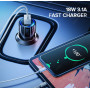 Автомобильное зарядное устройство 2х портовое для телефона Eonline 18W 3.1A Dual USB Quick Charge 4.0 3.0 USB