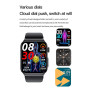 Смарт-годинник E500 Smart Watch з функцією вимірювання рівня цукру в крові, ЕКГ PPG, Моніторинг АТ, IP68