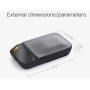 Bluetooth-гарнитура K21 для с длительным временем ожидания в кейсе 300 мАч