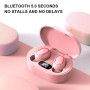 Беспроводные Bluetooth наушники M13 с шумоподавлением спортивные стерео белые
