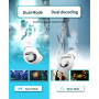 Bluetooth-наушники E89, TWS, водонепроницаемые, с цифровым дисплеем белые