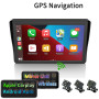 Автомобильный мультимедийный плеер ST-701 Wireless CarPlay 7-дюймовый с солнцезащитным козырьком GPS