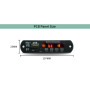 MP3 Bluetooth-модуль для автомобіля USB microSD FM, врізний, з пультом
