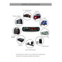 MP3 Bluetooth-модуль для автомобіля USB microSD FM, врізний, з пультом