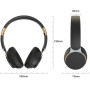 Беспроводные наушники Bluetooth с стереозвуком и микрофоном, FM радио, слот micro SD