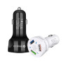 Автомобільна швидка зарядка для телефона 3 USB-порти 5 V 7 A від прикурювача