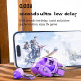Bluetooth навушники KW20 TWS із шумозаглушенням Bluetooth 5,3 HIFI якість звуку прозорий кейс білі