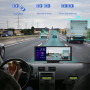 Автомобільний 10-дюймовий IPS ADAS 4G Android відеореєстратор GPS-навігатор Full HD 1080P Дзеркало заднього вигляду