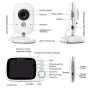 Відеоняня бездротова Baby Monitor VB603 3.2 з термометром, нічне бачення, датчик звуку 3.2" LCD монітор