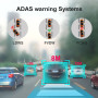 Відео 11.26" реєстратор — дзеркало 4К ADAS GPS BSD WI-FI нічне бачення