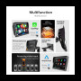 Автомобільна бездротова MP5 магнітола 7-дюймовий плеєр Carplay мультимедійний Bluetooth з пультом Радіо