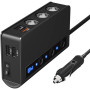 Автомобільне швидке заряджання 4usb 180W qc3.0 з перемикачем