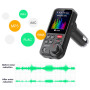 Автомобільний FM-передавач BT93 mp3 Bluetooth гучний зв'язок QC 3.0 швидкий заряджання Hi-Fi музичний плеєр