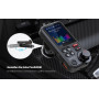 Автомобільний FM-передавач BT93 mp3 Bluetooth гучний зв'язок QC 3.0 швидкий заряджання Hi-Fi музичний плеєр