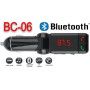 Автомобільний fm передавач BC06 bluetooth mp3 плеєр автомобільний зарядний пристрій FM-модулятор