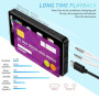 Плеєр сенсорний JNN X20 Max 32 Gb MP3 MP4 із зовнішнім динаміком MP3 MP4 Bluetooth Hi-Fi 1500 Мач чорний