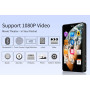 Плеєр сенсорний JNN X20 Max 32 Gb MP3 MP4 із зовнішнім динаміком MP3 MP4 Bluetooth Hi-Fi 1500 Мач чорний