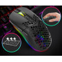 Професійна ігрова комп'ютерна бездротова миша 7 кнопок RGB оптичний сенсор Bluetooth 2,4 ГГц