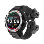 Розумний смарт-годинник Smart Watch GT100 2 в 1 з навушниками TWS водонепроникний Bluetooth-дзвін NFC 400 мА·год