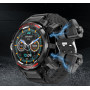 Розумний смарт-годинник Smart Watch GT100 2 в 1 з навушниками TWS водонепроникний Bluetooth-дзвін NFC 400 мА·год