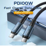 Кабель для швидкого заряджання мобільного телефона Essager PD100W 60 Вт Type C to C 1м