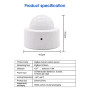 Датчик руху Tuya Zigbee Mini PIR Smart Life