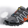 Чоловічі трекінгові кросівки Greatshoe GS-81 водонепроникні нековзні сіро-жовтогарячі 