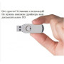 Сталева USB-флешка 2.0 із захистом від вологи на 8 Гб