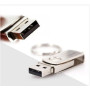 Сталева USB-флешка 2.0 із захистом від вологи на 8 Гб