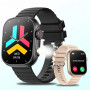 Smart Watch ZW39 чорний Bluetooth-дзвінки моніторинг здоров'я водонепроникні з ліхтариком для Android та IOS