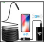 Цифровой технический гибкий USB эндоскоп 2 метра WiFi 8,8 мм