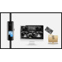 Цифровой технический гибкий USB эндоскоп 2 метра WiFi 8,8 мм