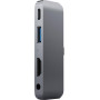 Адаптер алюмінієвий для iPad з USB-C заряджання PD 4K HDMI USB 3,0 3,5 мм роз'єм для навушників