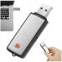 Мінідиктофон флешка USB X09 8 Гб пам'яті зелений