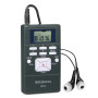 Кишенькове FM-радіо Retess PR13 C 24-годинним цифровим годинником, регулятор гучності