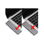 Адапрет перехідник, хаб для MacBook Space Gray 7в 1 Type-C + Type-A + HDMI 4K + MicroSD + SD