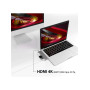 Адапрет перехідник, хаб для MacBook Space Gray 7в 1 Type-C + Type-A + HDMI 4K + MicroSD + SD